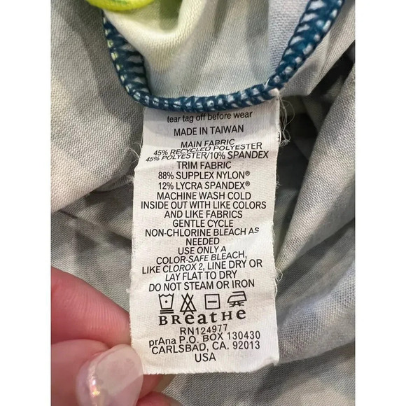 Prana Athletic Pattern Sundress w/ Built In Bra - Picture 4 of 4